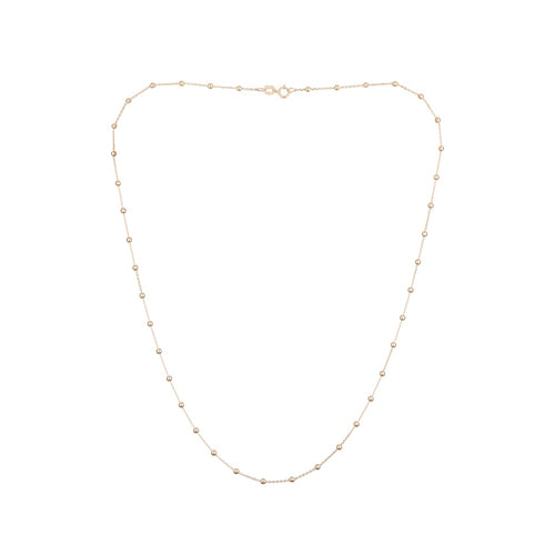 43cm Yellow Gold Ball Chain - Yellow Gold
