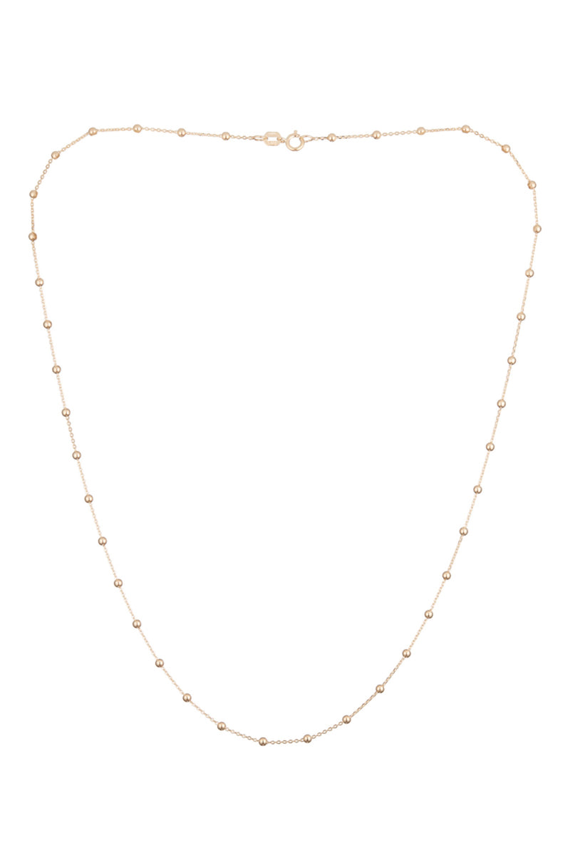 43cm Yellow Gold Ball Chain (375/1000) - Yellow Gold (375/1000)