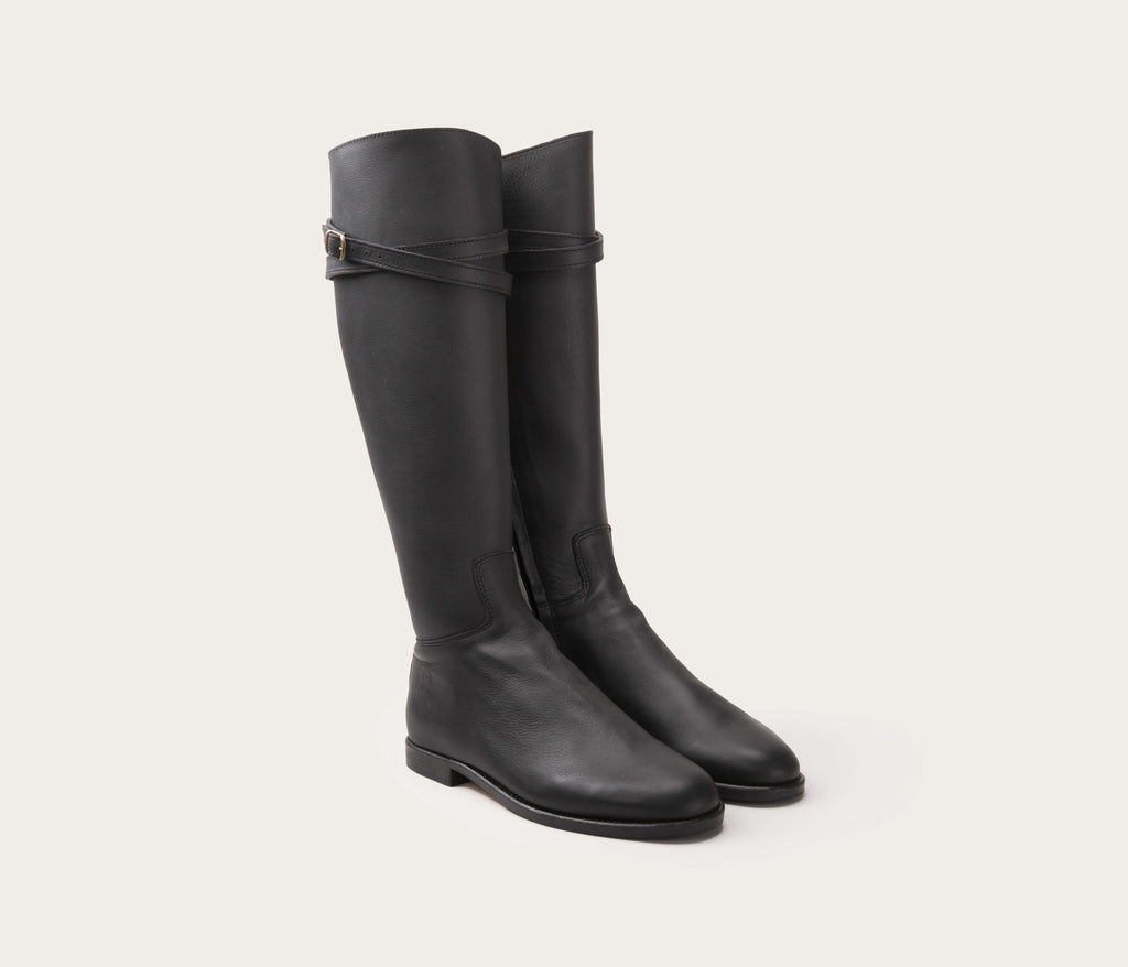 Stiefel Chantilly – Weichleder Schwarz & Rotes
Futter – Damen