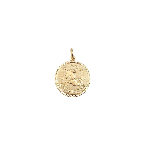 Charm Médaille Astro - Capricorne - Doré