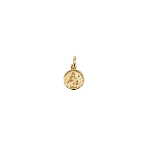 Charm Médaille Astro Small - Balance - Or