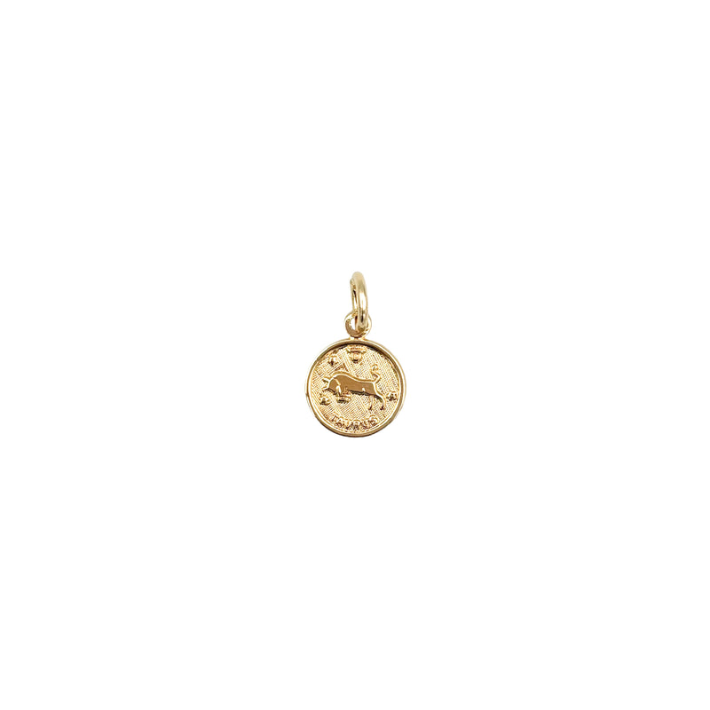 Charm Médaille Astro Small - Taureau - Or