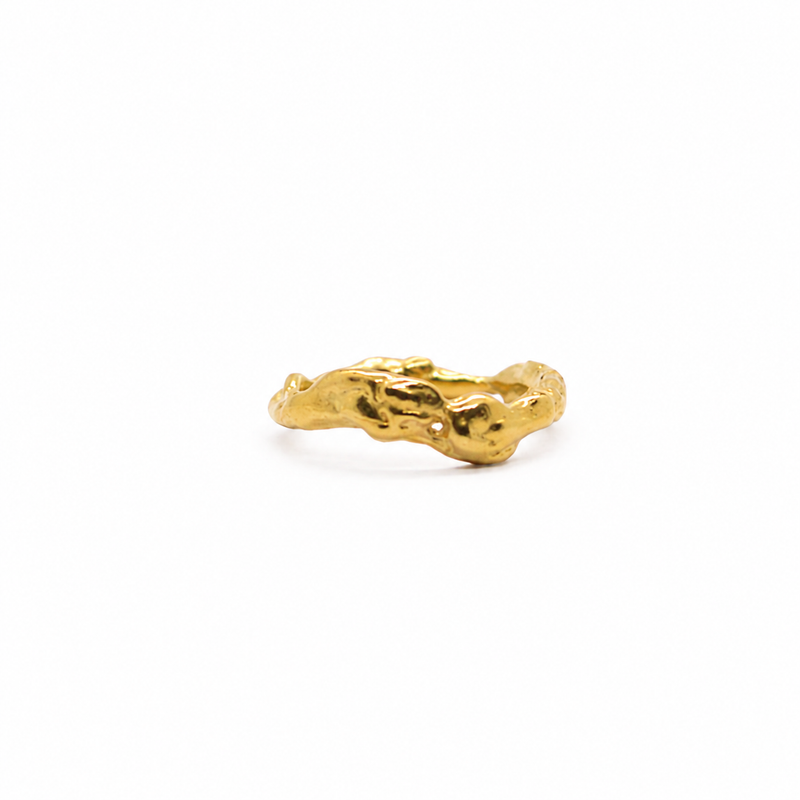 Bague Wave 003 - Vermeil