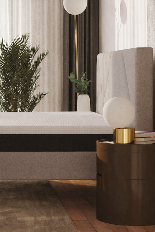 Pack - Lit Cocoon Plus - Avec Tête De Lit + Matelas Hybride Premium II - 180x200