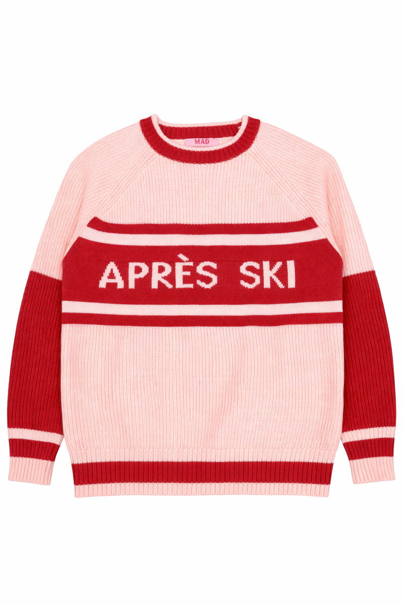 Red After Ski Sweater