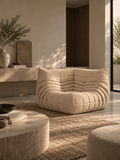 Togo Corner Chair - Velvet - Beige