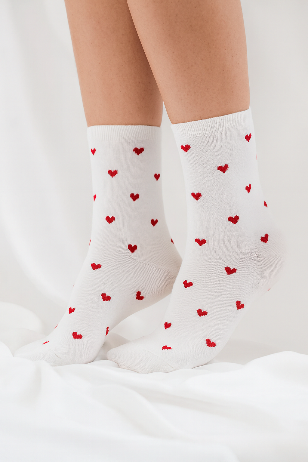 Chaussettes Hautes Petits Cœurs