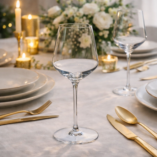 Lot De 8 Verres À Pied 29Cl - Diamantis - Translucide