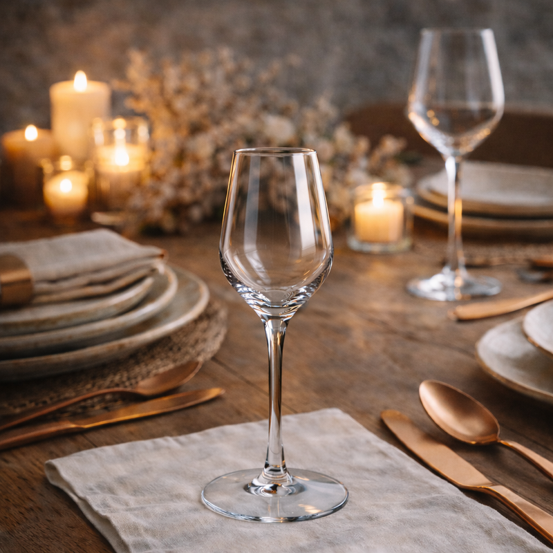 6 Verres À Pied 27Cl - Transparent