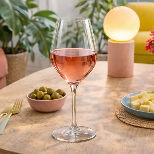 Lot De 6 Verres À Pied 35Cl - Lys - Translucide