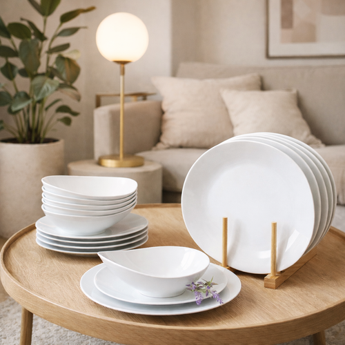 Service 18 Pièces - Sven - Blanc