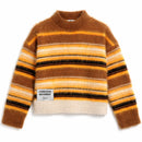 Mailles À Rayures Camel