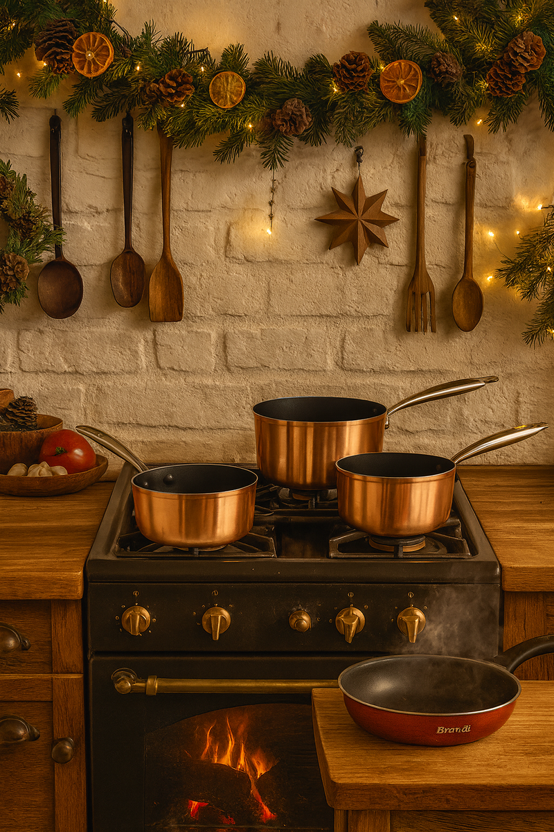 Set De 3 Casseroles - Cuivre