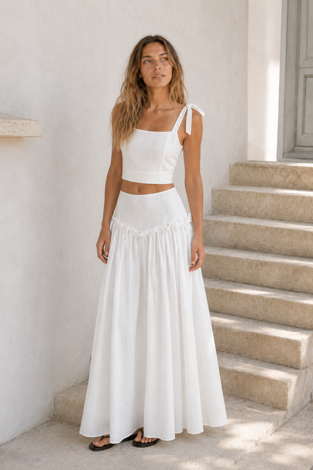Top Cléo - Blanco