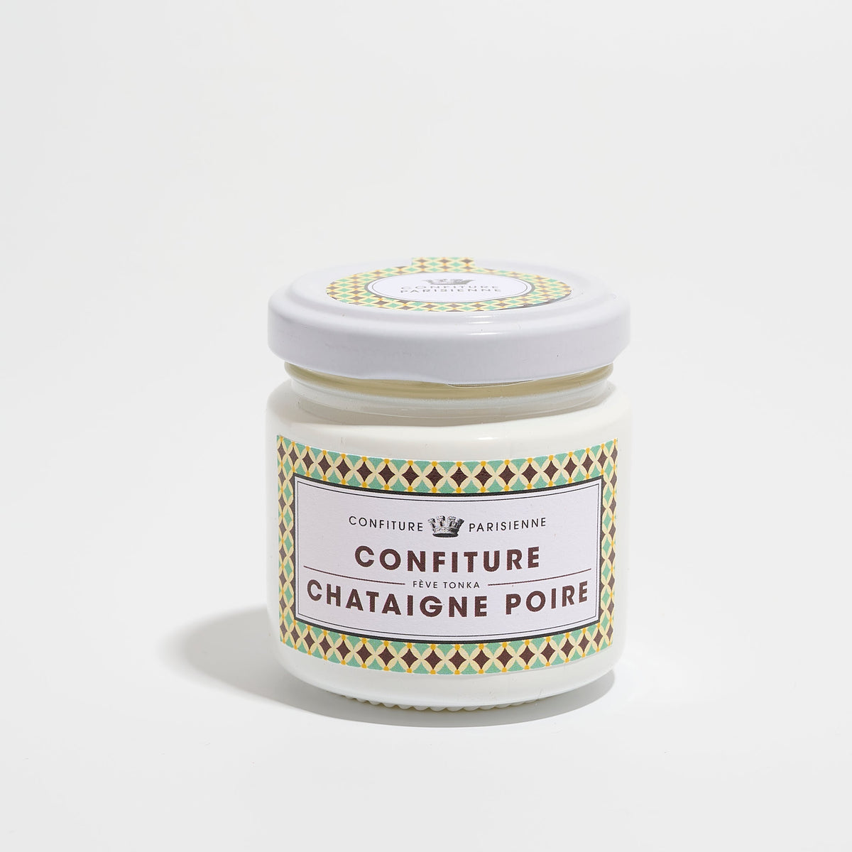 Confettura di castagne, pere e fava tonka
