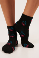 Calcetines Cereza - Negro