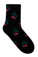 Calcetines Cereza - Negro
