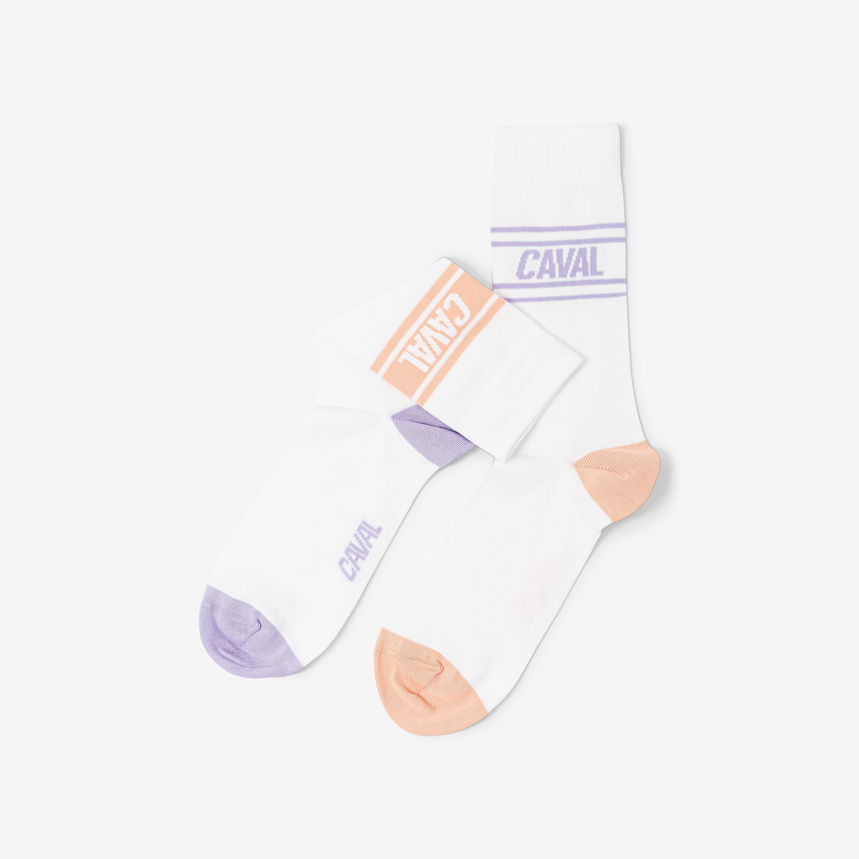Chaussettes Chaussettes - Violet & Orange - Light