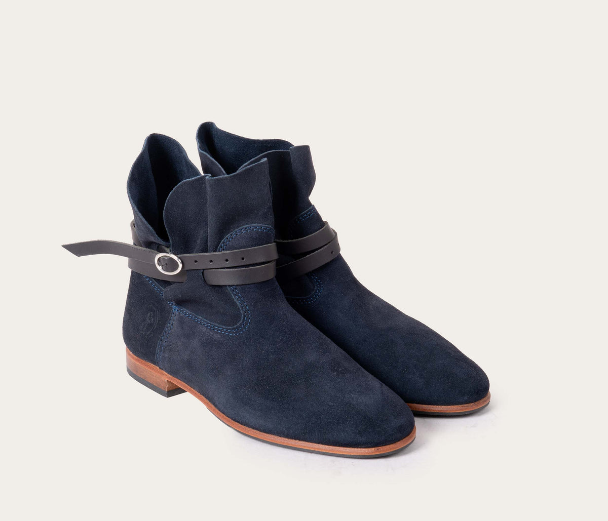 Stivaletti Chelby - Pelle scamosciata blu - Donna