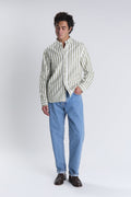 Calvi Shirt - Khaki White
