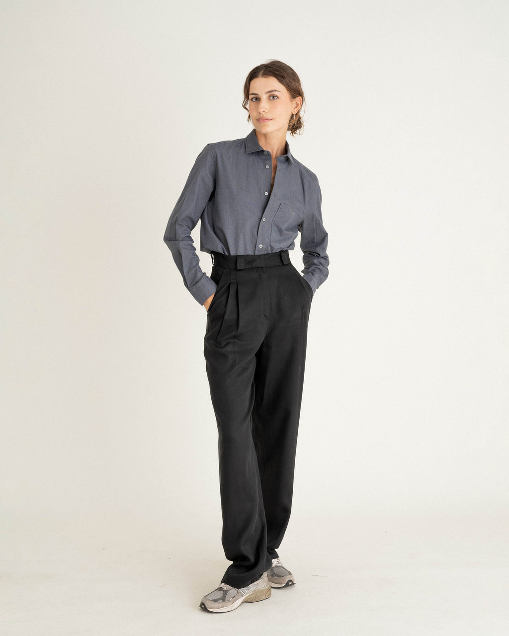 Chemise Curtis Anthracite