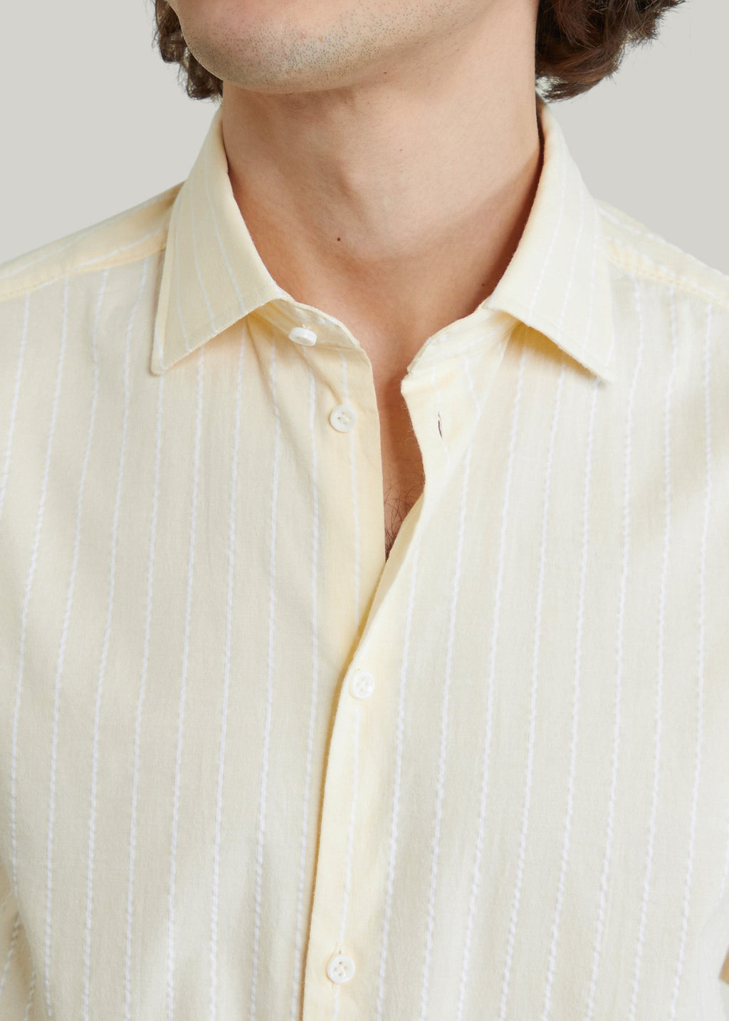Chemise Volpaia - Jaune Rayée