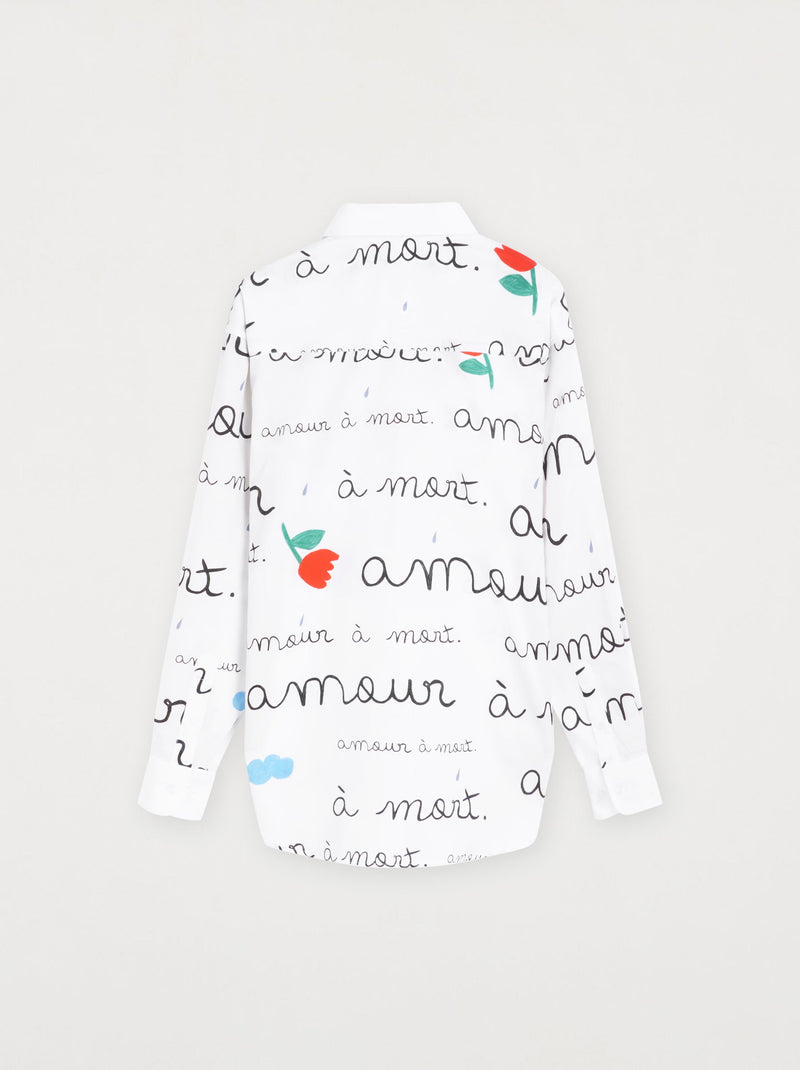 Chemise unisexe AMOUR peint