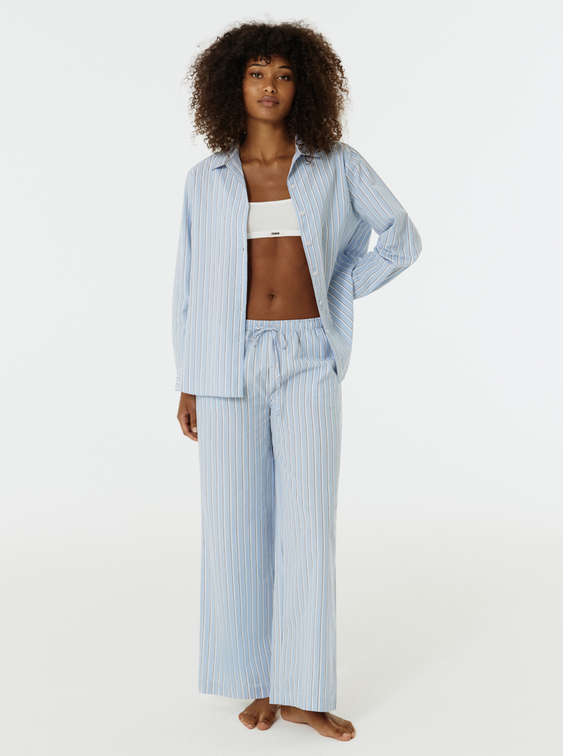 Chemise Blue Stripes | Homewear | Noo