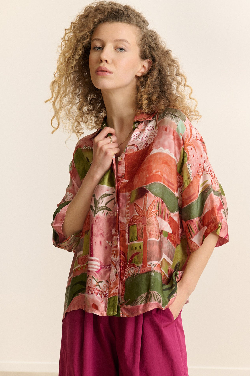 Chemise Celina - Rose