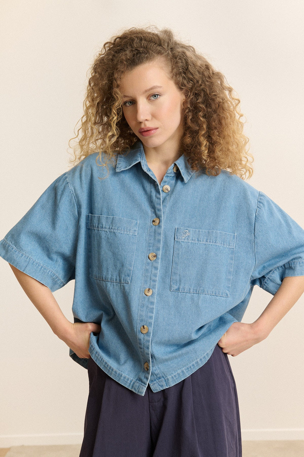 Chemise Celine - Bleu