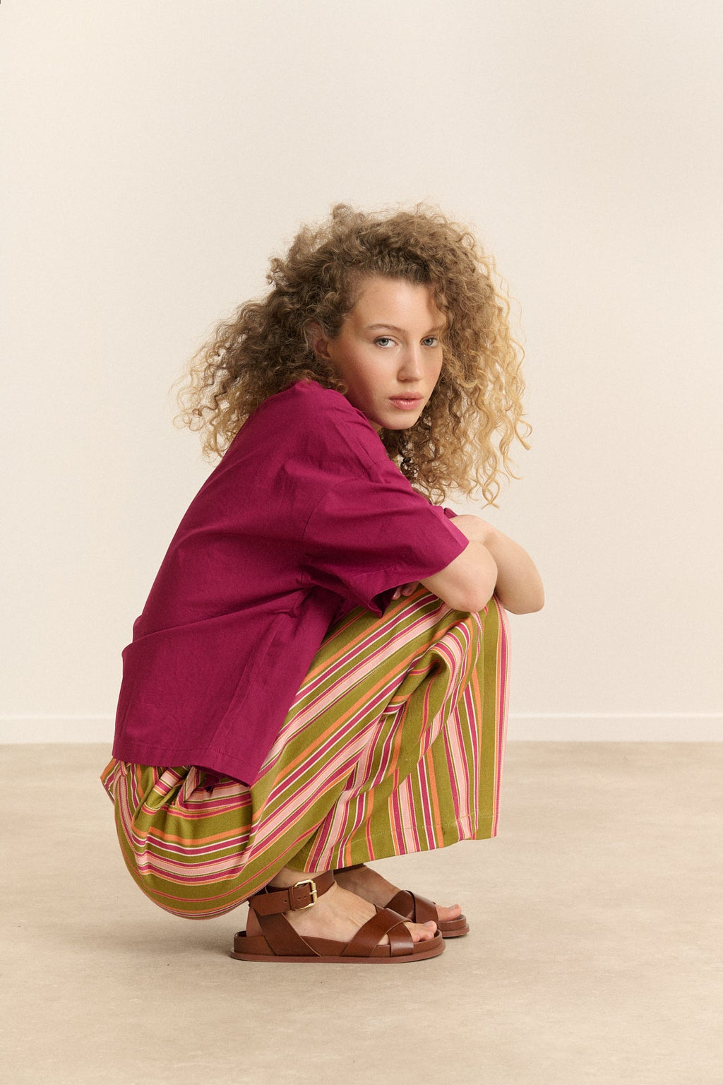 Chemise Celine - Grenat