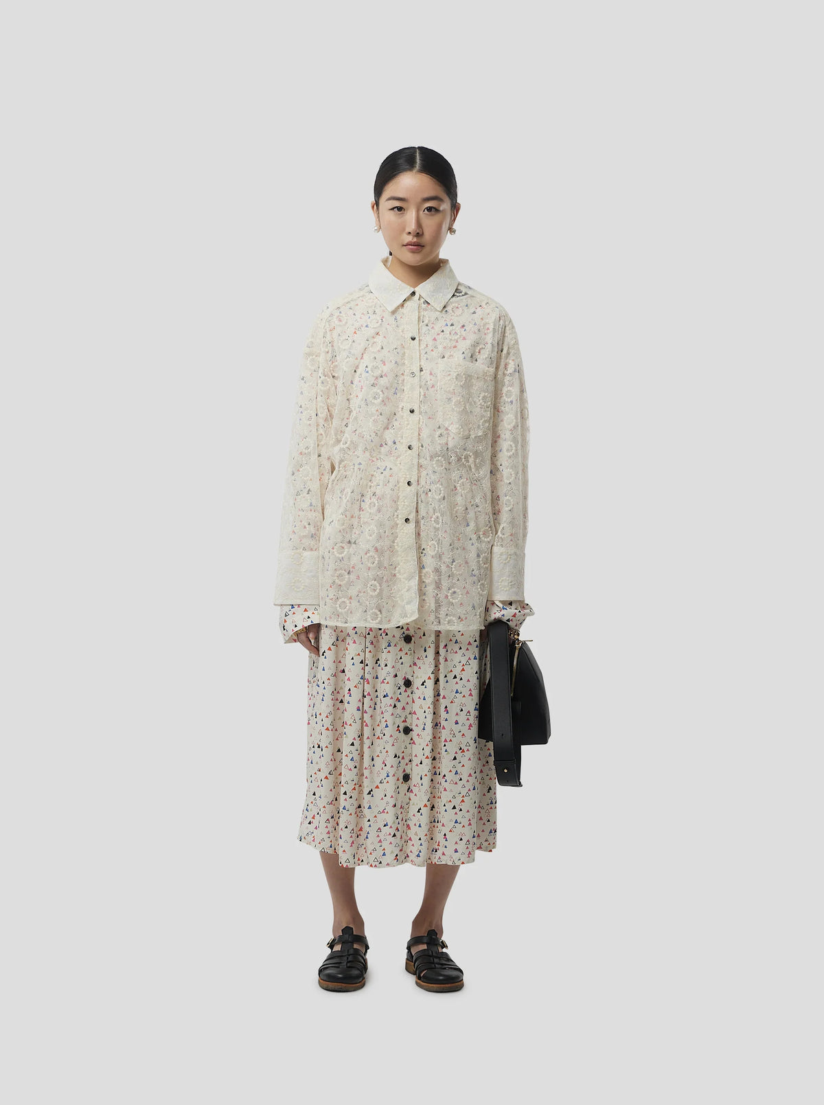 Chemise Rover In Ecume Lace