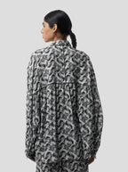 Chemise Tasman In Lead Shavings Print