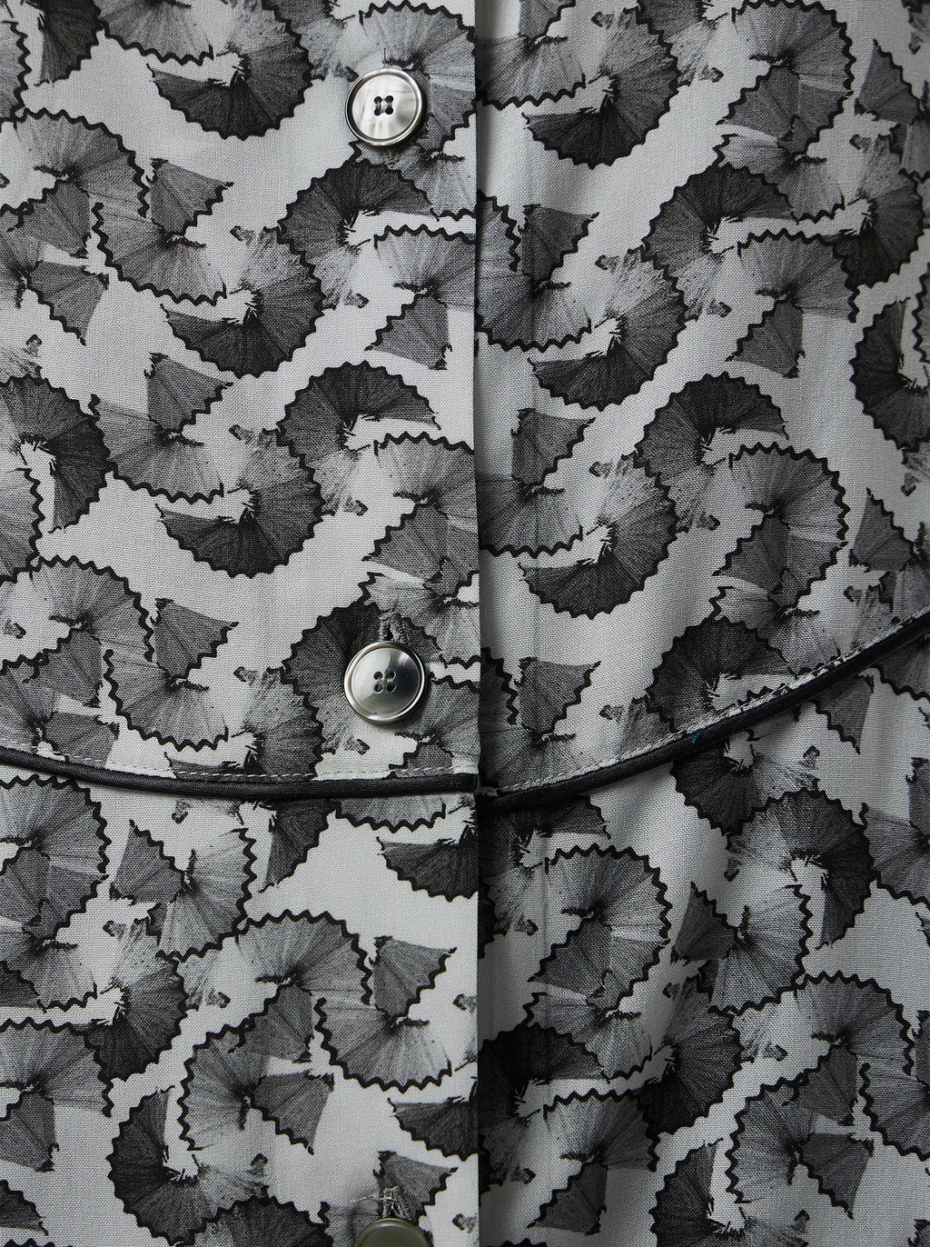 Chemise Tasman In Lead Shavings Print