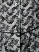 Tasman In Lead Shavings Print Shirt