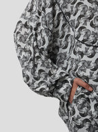 Chemise Tasman In Lead Shavings Print