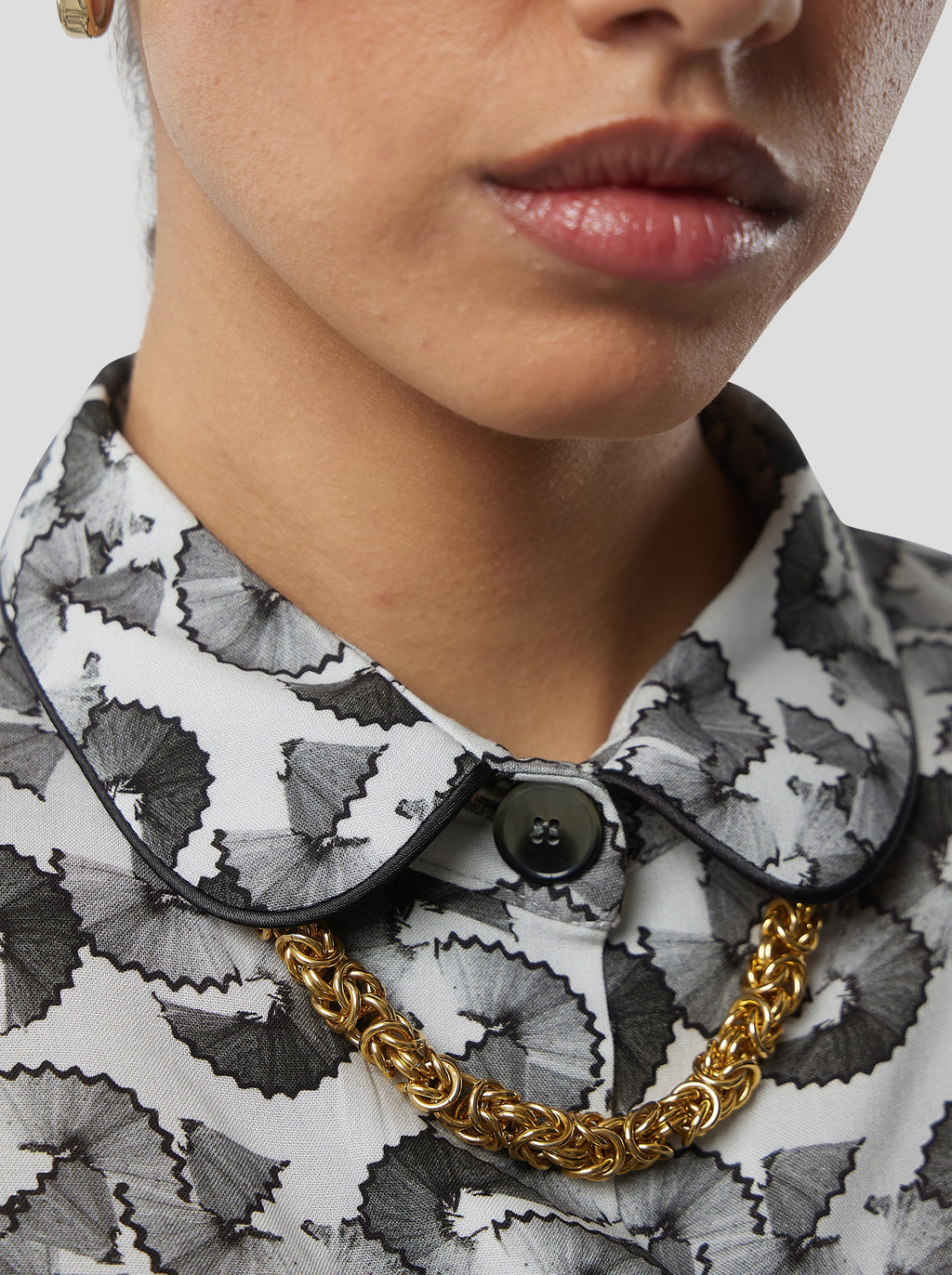 Chemise Tasman In Lead Shavings Print
