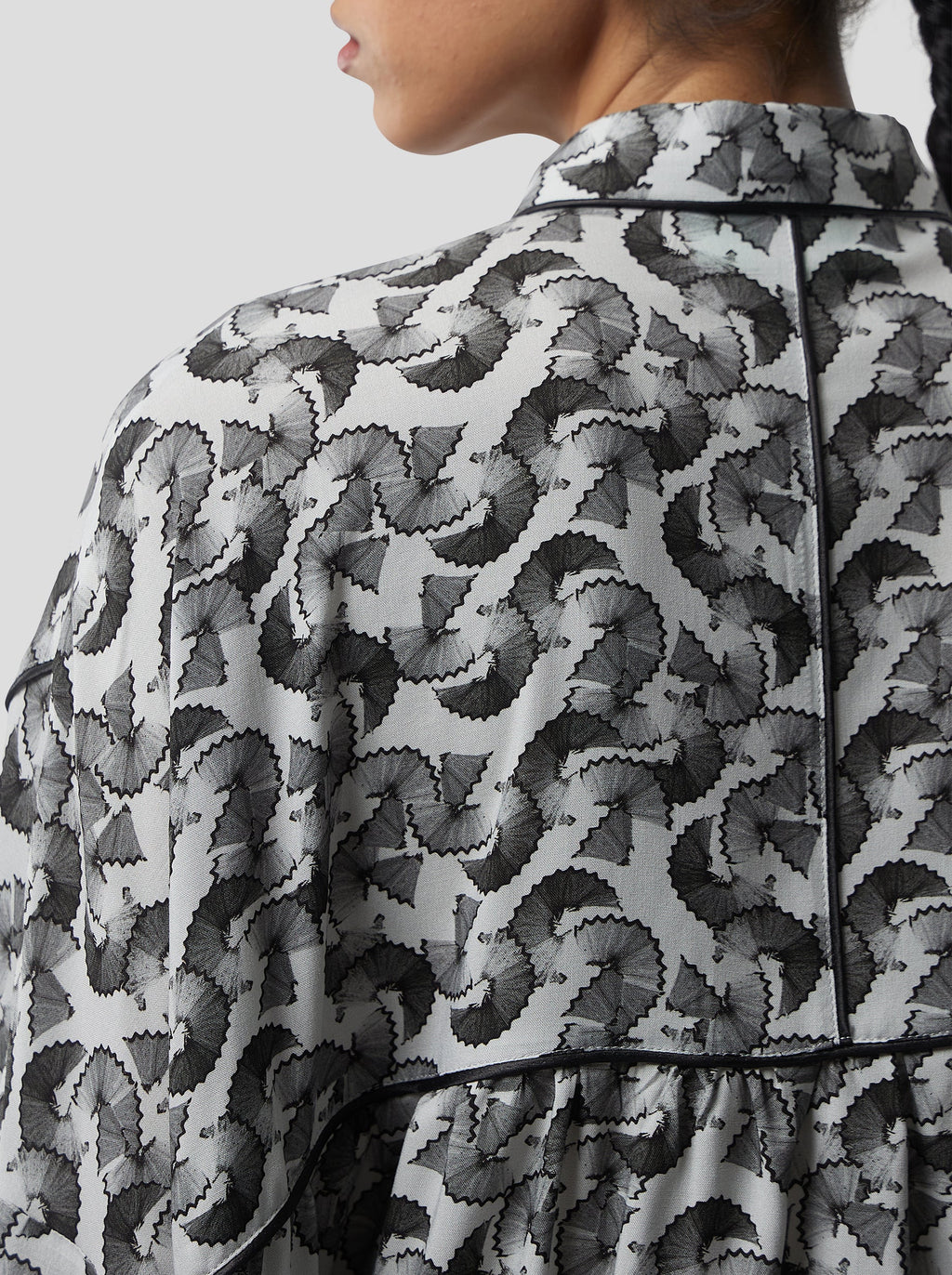 Chemise Tasman In Lead Shavings Print
