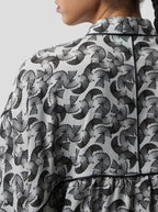 Chemise Tasman In Lead Shavings Print