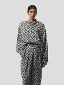 Tasman In Lead Shavings Print Shirt