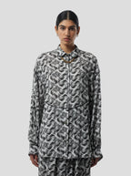 Chemise Tasman In Lead Shavings Print