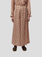 Pantalon Doll In Powder Messy Dots Print