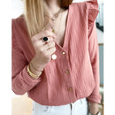 Wild Rock Shirt - Terracotta
