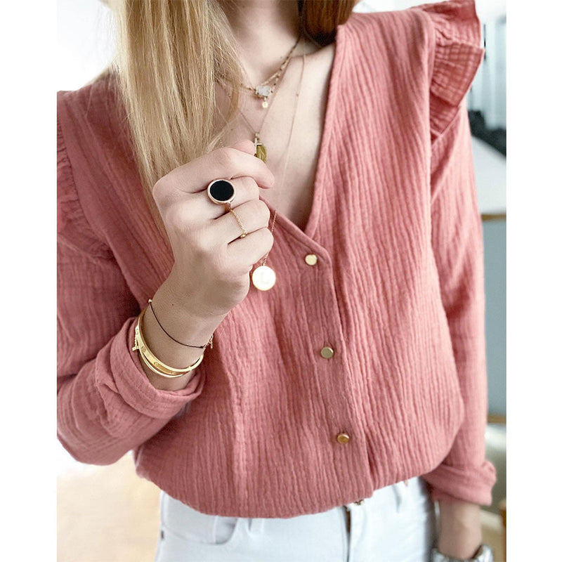 Wild Rock Shirt - Terracotta
