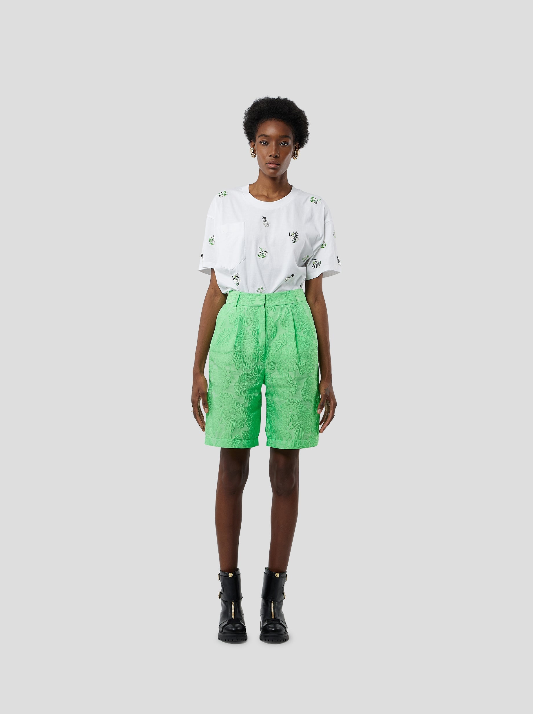 Short Moor In Embossed Cactus