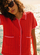 Camisa de Punto Mino - Fresa
