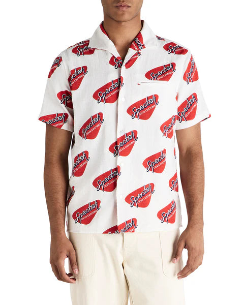 Chemise Specter Stamp Ss - Vintage White