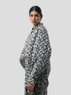 Brooklyn Jumper in Lead Shavings Print