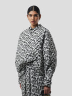 Brooklyn Jumper in Lead Shavings Print