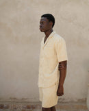 Chemise éponge homme beige angarde packshot profile